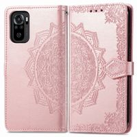 imoshion Mandala Bookcase Xiaomi Redmi Note 10 (4G) / Note 10S - Rosé Goud