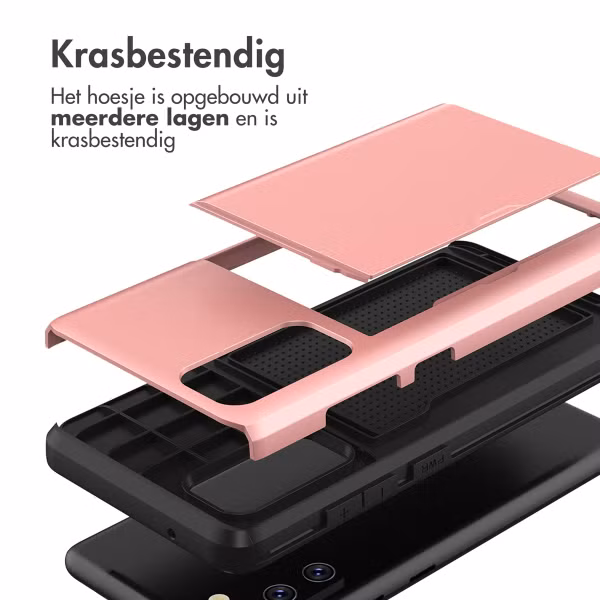 imoshion Backcover met pasjeshouder Samsung Galaxy S20 FE - Rosé Goud