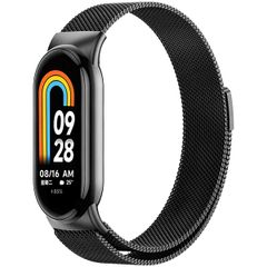 imoshion Milanees magnetisch bandje Xiaomi Smart Band 8 / 9 - Zwart