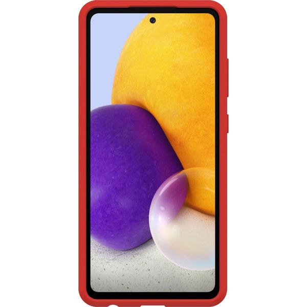 OtterBox React Backcover Samsung Galaxy A72 - Transparant / Rood