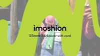 imoshion Siliconen design hoesje met koord Samsung Galaxy A14 (5G/4G) - Dandelion Black