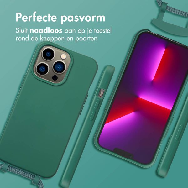 imoshion Color Backcover met afneembaar koord MagSafe Apple iPhone 13 Pro - Donkergroen