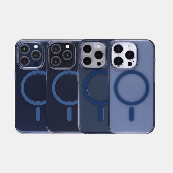 Accezz Lite Backcover met MagSafe Apple iPhone 15 Pro - Donkerblauw