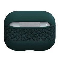 Njorð Collections Salmon Leather Case Apple AirPods Pro 1 / Pro 2 - Dark Green