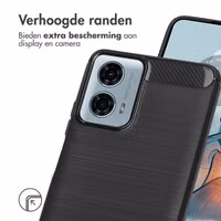 imoshion Brushed Backcover Motorola Moto G04 / G24 - Zwart