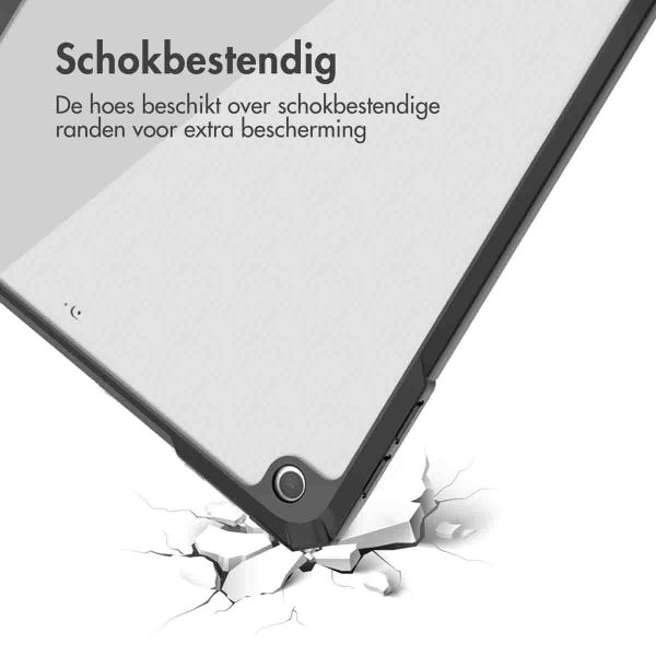 imoshion Trifold Hardcase Bookcase Apple iPad 9 (2021) 10.2 inch / iPad 8 (2020) 10.2 inch / iPad 7 (2019) 10.2 inch - Zwart