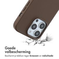 Accezz MagSafe Leather Backcover Apple iPhone 14 Pro - Coffee Brown