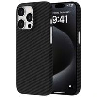 Accezz MagSafe Kevlar® Back Cover Apple iPhone 15 Pro Max - Black