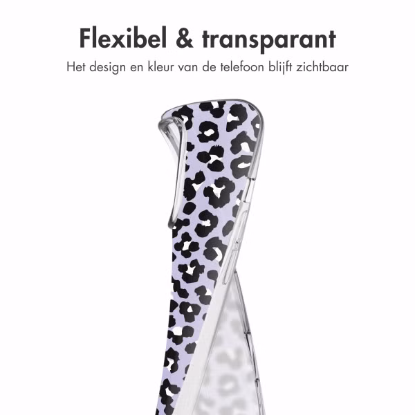 imoshion Design hoesje Apple iPhone 16 Pro - Leopard Lilac