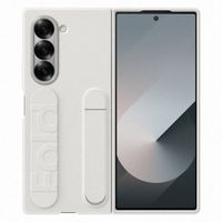 Samsung Originele Silicone Backcover met Strap Samsung Galaxy Z Fold 6 - White