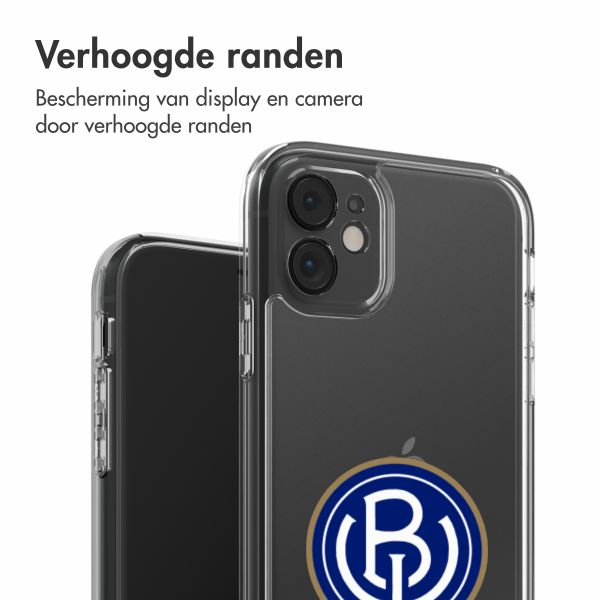 Clear Backcover Apple iPhone 11 - ASV Blauw-Wit