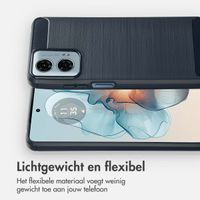 imoshion Brushed Backcover Motorola Moto G24 Power - Donkerblauw