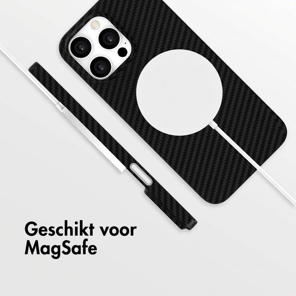 Accezz MagSafe Kevlar® Backcover Apple iPhone 16 Pro Max - Zwart