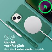 imoshion Color Backcover met afneembaar koord MagSafe Apple iPhone 14 - Donkergroen