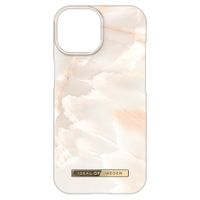 iDeal of Sweden Fashion Backcover Apple iPhone 15 - Rose Pearl Marble