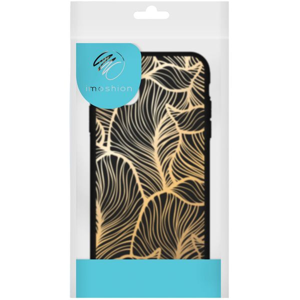 imoshion Design hoesje iPhone 6 / 6s - Bladeren / Zwart