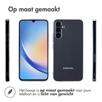 Accezz 100% Recycled Clear Backcover Samsung Galaxy A34 (5G) - Transparant
