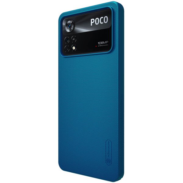 Nillkin Super Frosted Shield Case Xiaomi Poco X4 Pro 5G - Blauw