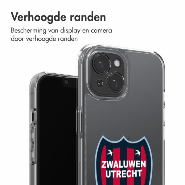 Clear Backcover Apple iPhone 15 - Zwaluwen Utrecht '11