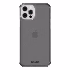 Holdit Glitter Case Apple iPhone 12 (Pro) - Zwart