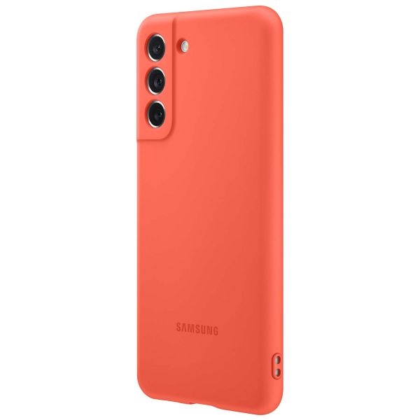 Samsung Originele Silicone Backcover Galaxy S21 FE - Coral