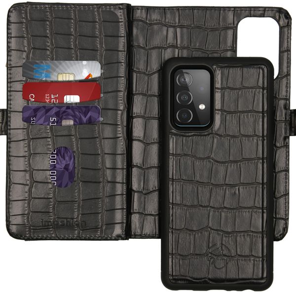 imoshion 2-in-1 Wallet Bookcase Samsung Galaxy A52(s) (5G/4G) - Black Croco