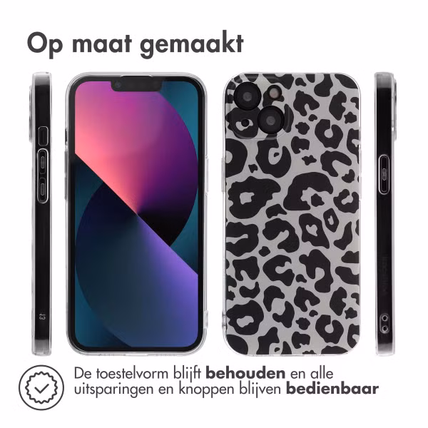 imoshion Design hoesje Apple iPhone 13 - Leopard Transparent