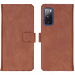 imoshion Luxe Bookcase Samsung Galaxy S20 FE - Bruin