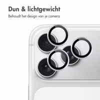 imoshion 2 Pack Camera lens protector Apple iPhone 17 Pro / 17 Pro Max - Silver