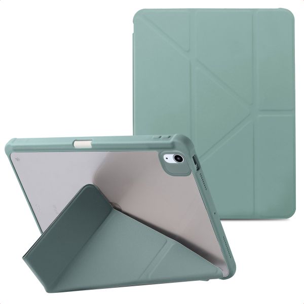 imoshion Origami Bookcase iPad Air 13 inch (2025) M3 / (2024) M2 - Donkergroen