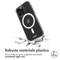 Accezz Clear Backcover met MagSafe Apple iPhone 14 Pro - Transparant