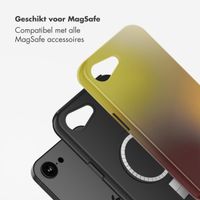 Selencia Vivid Backcover met MagSafe Apple iPhone 16e - Gradient Olive Dust