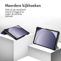 imoshion Design Trifold Bookcase Samsung Galaxy Tab A11 / A9 8.7 inch - Space