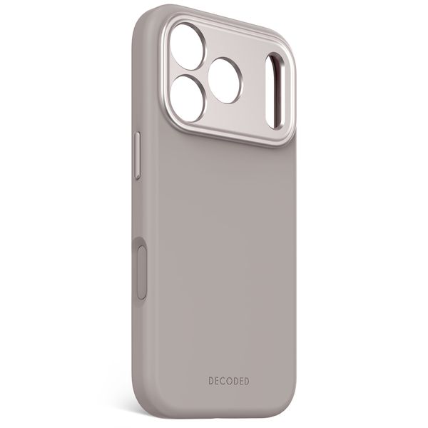 Decoded Silicone Backcover MagSafe Apple iPhone 17 Pro Max - Soft Taupe