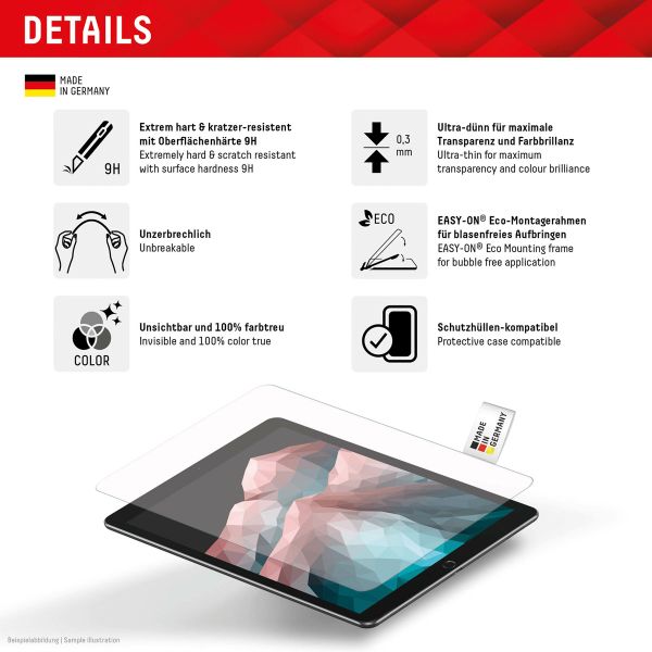 Displex Glass Screenprotector iPad Air 11 inch (2024)