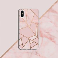 Design Backcover Samsung Galaxy S8 - Grafisch Roze / Koper