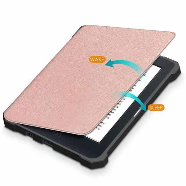 imoshion Slim Soft Case Sleepcover Kobo Nia - Rosé Goud