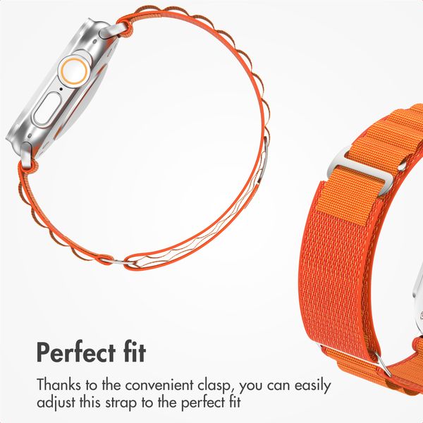Accezz Nylon Alpine Band Apple Watch | 44/45/46/49 mm - Orange