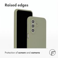 Accezz Liquid Silicone Back Cover Samsung Galaxy A27 (5G) - Cooper Green