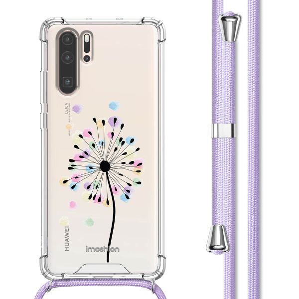 imoshion Design hoesje met koord Huawei P30 Pro - Sandstone Dandelion