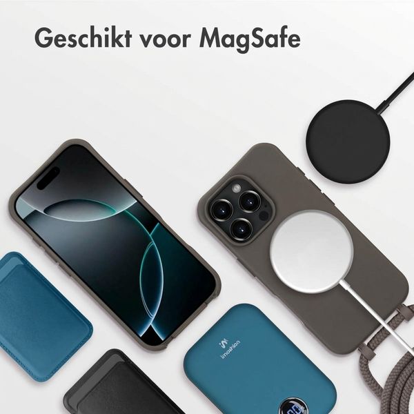 imoshion Color Backcover met afneembaar koord met MagSafe Apple iPhone 16 Pro - Black Coffee