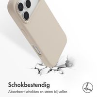 Accezz Liquid Silicone Backcover met MagSafe Apple iPhone 17 Pro - Stone