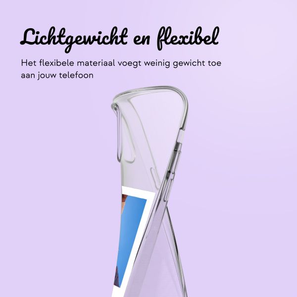 Hoesje met eigen foto en/of tekst Apple iPhone 12 (Pro) - Polaroid