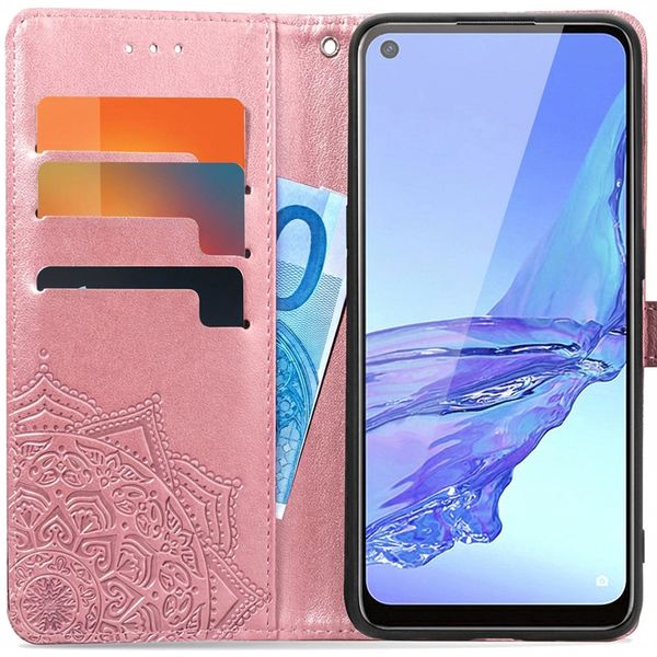 imoshion Mandala Bookcase Oppo A53 / Oppo A53s - Rosé Goud