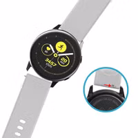imoshion Siliconen bandje Samsung Galaxy Watch 4 / 5 / 6 / 7 / FE (20 mm) - Lichtgrijs