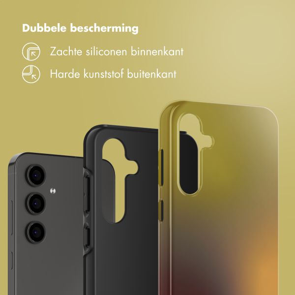 Selencia Vivid Backcover Samsung Galaxy S24 FE - Gradient Olive Dust