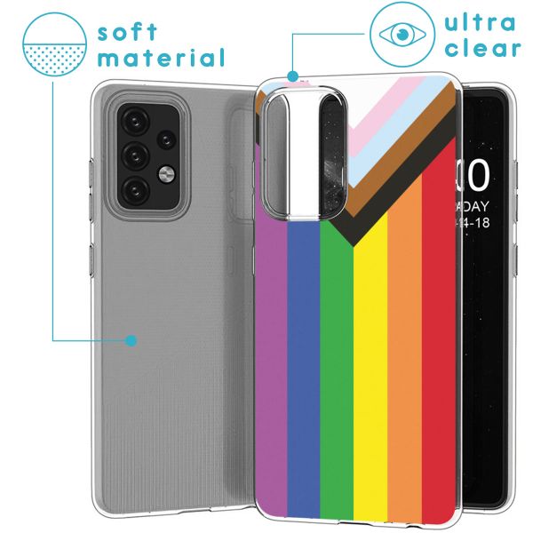 imoshion Design hoesje Samsung Galaxy A52(s) (5G/4G) - Rainbow flag