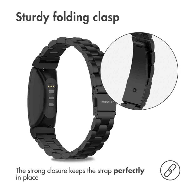 imoshion Stalen bandje Fitbit Inspire 2 / HR / ACE2 / ACE3 - Zwart
