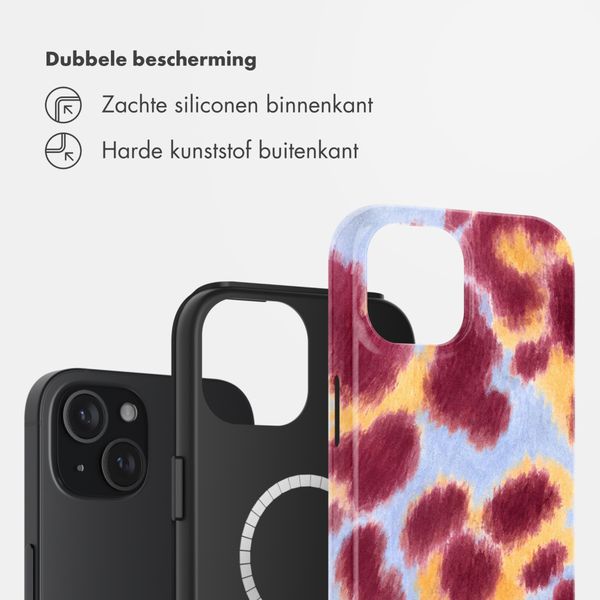 Selencia Vivid Backcover met MagSafe Apple iPhone 15 - Rebel Crush