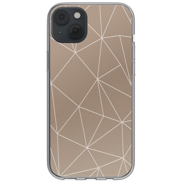 imoshion Design hoesje Apple iPhone 14 - Graphic Lines Beige